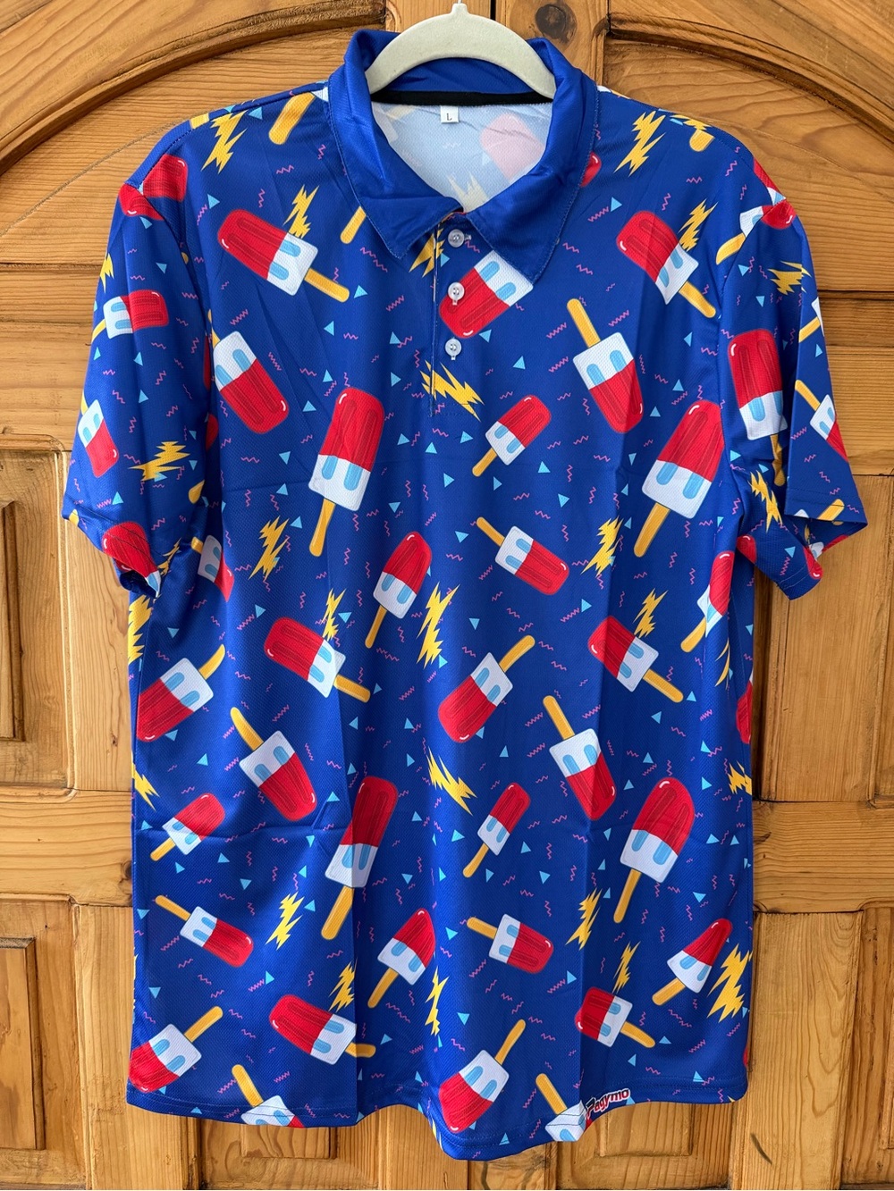 NEW Golf Polo Shirt ❤️🤍💙Men’s  size L NWT